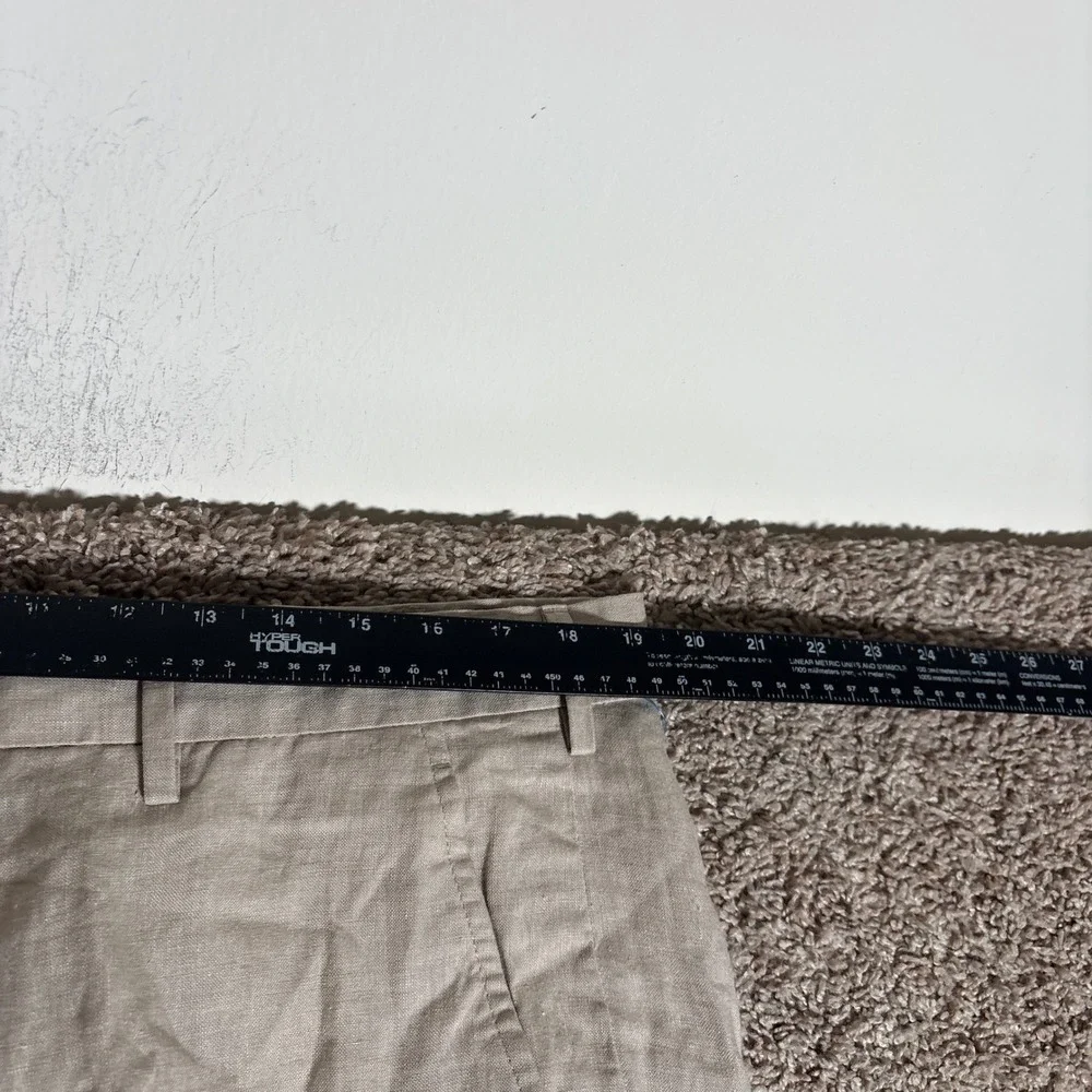 Banana Republic Mens 100% Linen Dress Pants Beige 38x32 NWT 703621-01-1